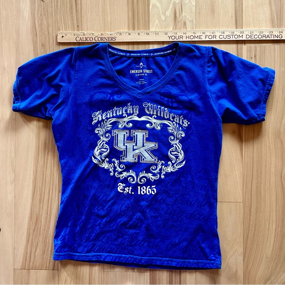 Women's Blue Kentucky Wildcats Tee